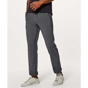 Lululemon Men’s Discipline Pants Large Tall – Heathered Gray Luon, 4-Way Stretch
